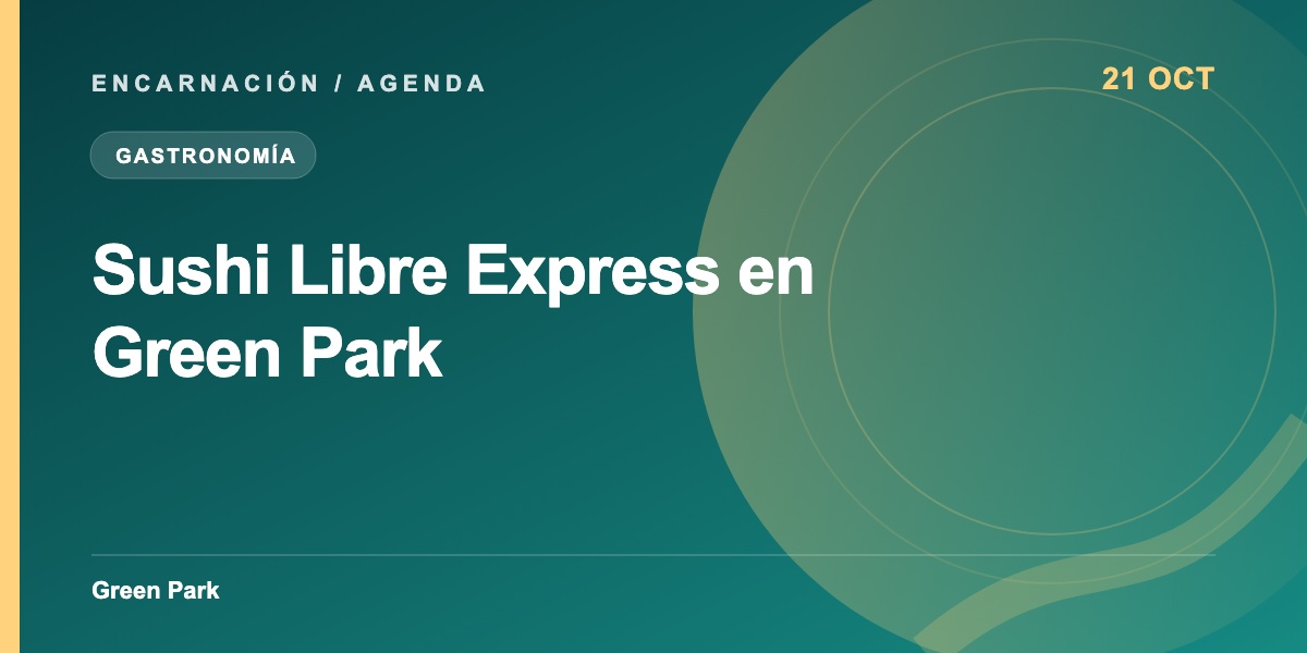 Afiche de Sushi Libre Express en Green Park