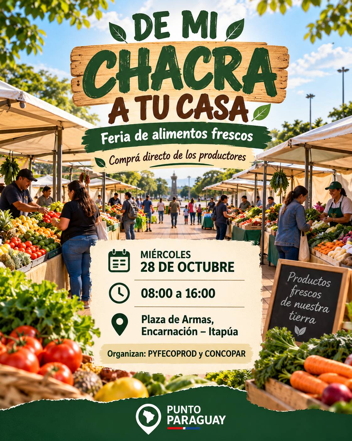 Afiche de Feria De mi chacra a tu casa