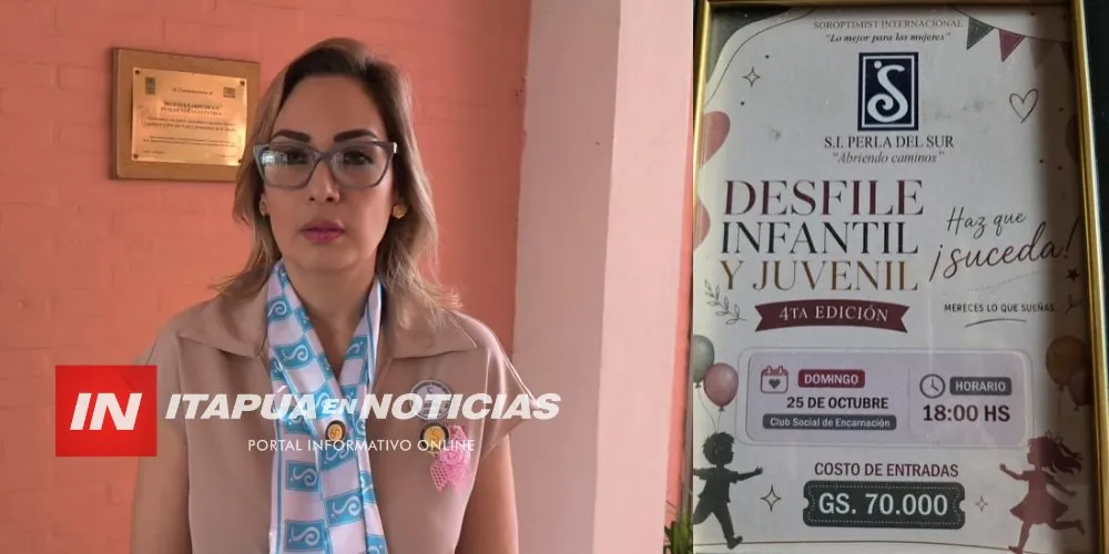 Afiche de Desfile infantojuvenil solidario