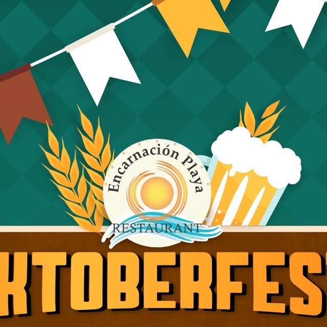 Afiche de Oktoberfest en Encarnación Playa